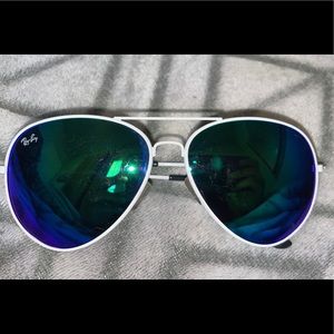 White Ray-Ban Sunglasses
